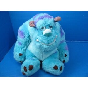 Monsters Inc. Disney Plush Pixar Sully Sullivan 12" Sitting Stuffed Animal Blue